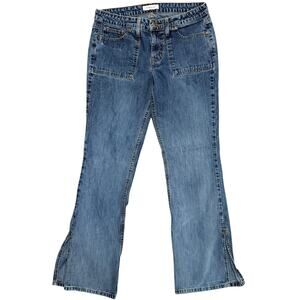 Vintage Y2K Xhiliration Patch Pocket Flare Mid rise Jeans Size 9